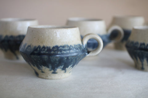 Angular Shaped Mug [Blue Line]