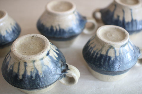 Angular Shaped Mug [Blue Line]
