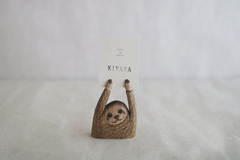 KIYATA Sloth Card Stand