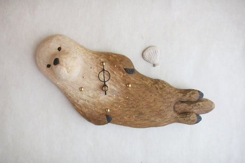 [PRE-ORDER] Sea Otter Wall Clock