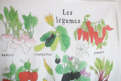 fog linen work Calendar Cloth 2026 {Vegetables}