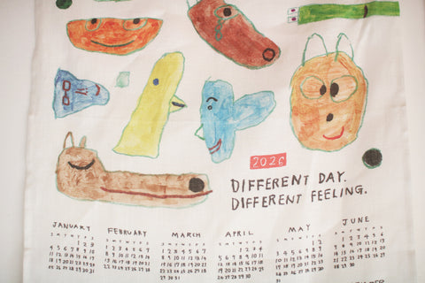 fog linen work Calendar Cloth 2026 {Different Faces}