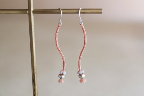 Kumihimo Silk Braided Earrings [M]