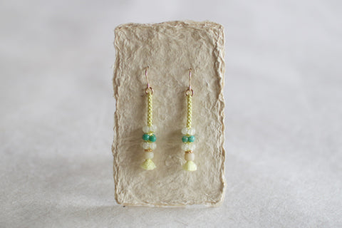 Kumihimo Silk Braided Earrings [I]