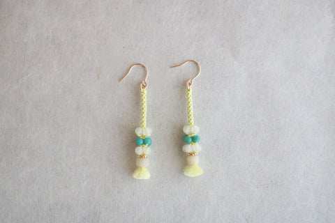 Kumihimo Silk Braided Earrings [I]