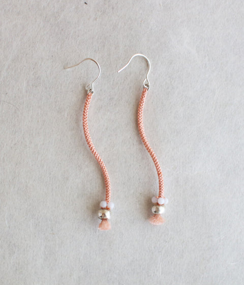 Kumihimo Silk Braided Earrings [M]
