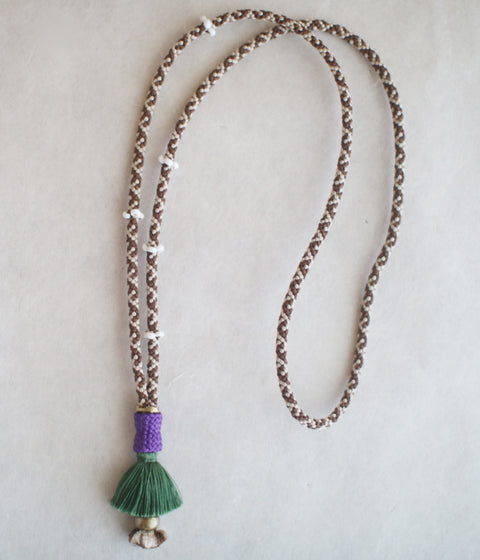 Kumihimo Silk Braided Necklace [I]
