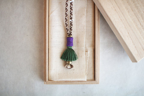Kumihimo Silk Braided Necklace [I]