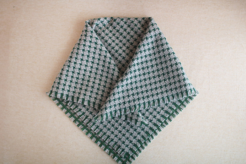 Woven Wool Square Cloth/Scarf {hound's tooth} (10% OFF) – UGUiSU STORE