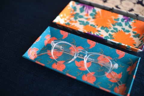 Chiyogami Paper Tray {Large Chrysanthemum}