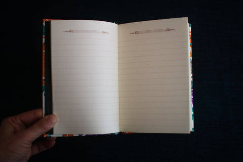 HAIBARA Chiyogami Notebook {Plump Sparrow}