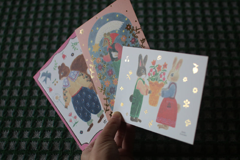 Foil-Pressed Postcard Set {Aiko Fukawa} – UGUiSU STORE