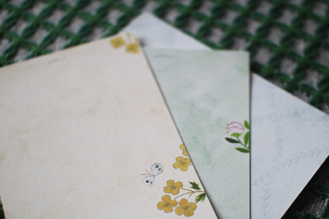 Foil-Pressed Postcard Set {Midori Asano}