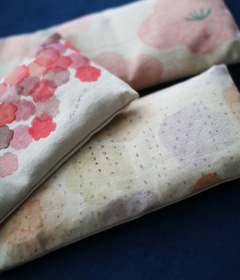 Warm Eye Pillow with Japanese Forest Mist {Red Berries}