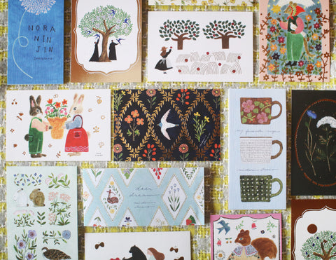 Foil-Pressed Postcard Set {Necktie}