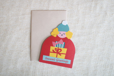 Holiday Pop-up Card {Knitting}