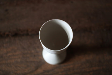 White Porcelain Wine Goblet