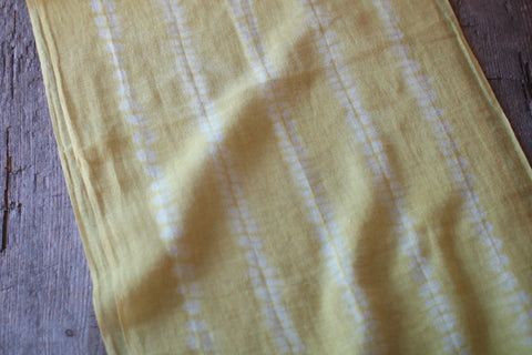 Botanically Dyed Cotton Gauze Scarf