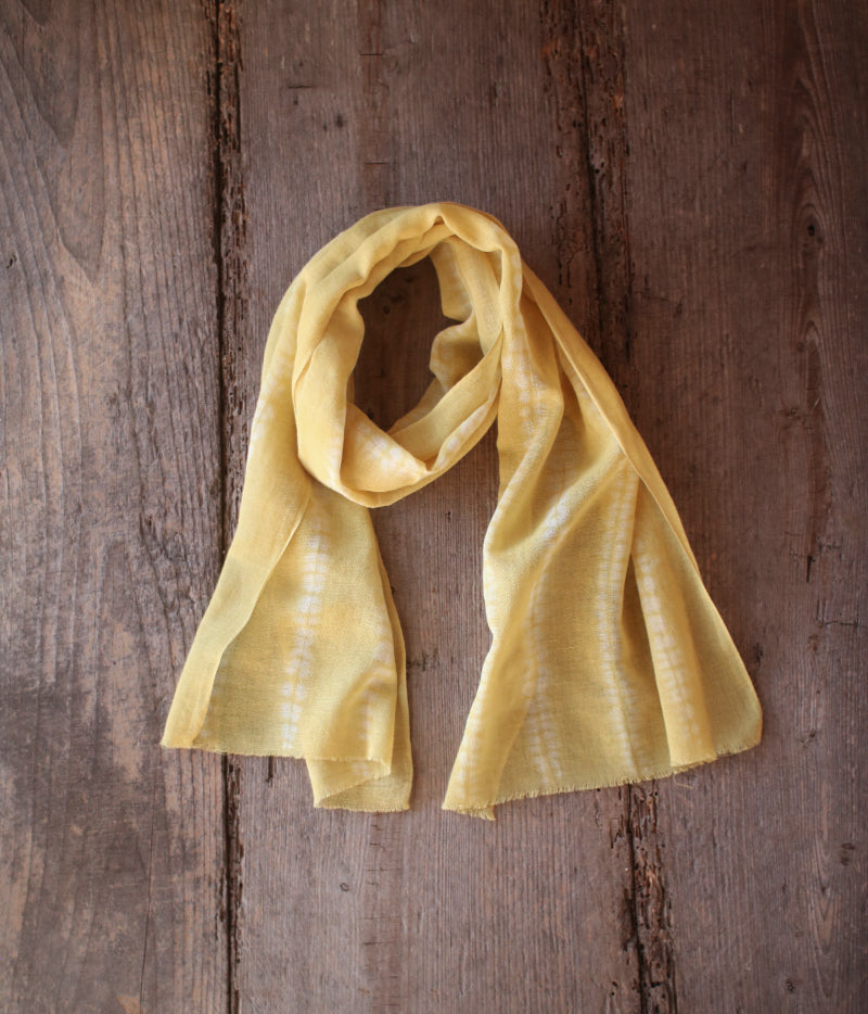 Botanically Dyed Cotton Gauze Scarf – UGUiSU STORE