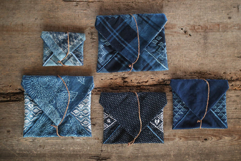 Sashiko Santoku Pouch [Medium] : E