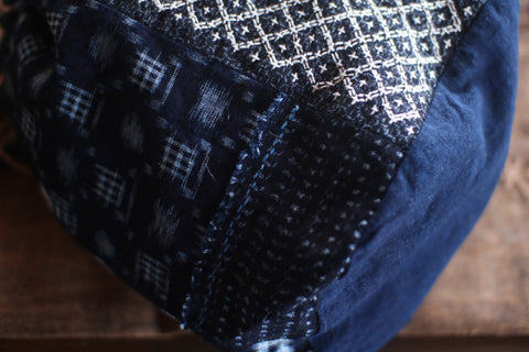 Patchwork Drawstring Shoulder Bag [A]