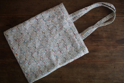 Woven Textile Record Tote Bag (Biidoro)