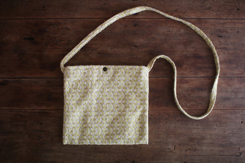Woven Textile Shoulder Bag {mugiwara}