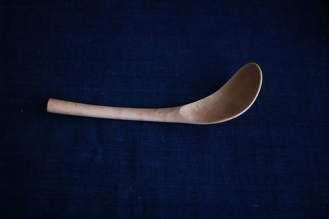 Hand-Carved Branch Serving Spoon [Crabapple]