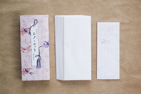 HAIBARA Accordion Stationery Set {Bamboo and Sparrows}