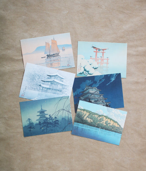 HAIBARA Postcards - Kawase Hasui (Set of 6)