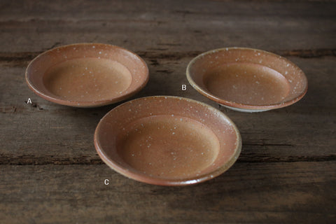 Noborigama-fired Shallow Bowl