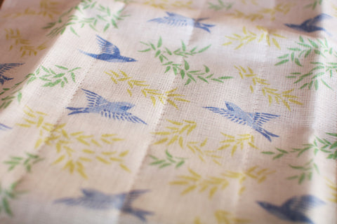Kaya Weave Cotton Towel {Summer Blue Bird}