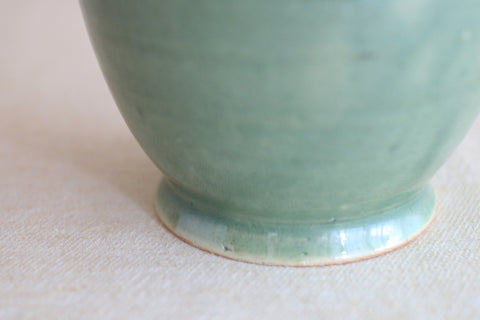 Gunji Pottery Large Green Vase