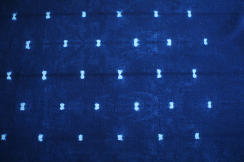 Aizome Hand-Dyed Tenugui {Butterfly Dots : C}