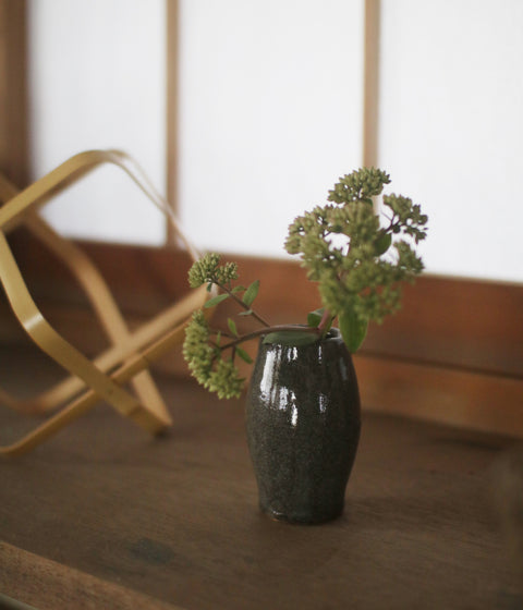 Ryuta Goto Small Dark Grey Vase