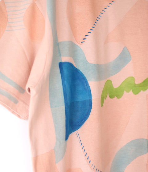 Natsuko Kozue Hand-Painted T-shirt {Smile} SOLD OUT