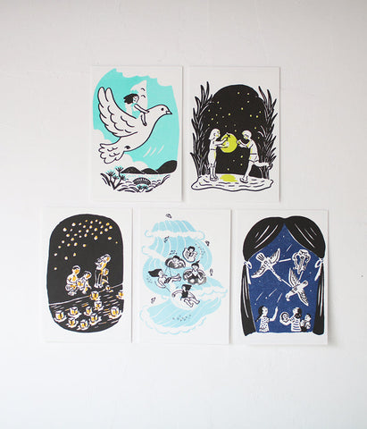 Natsuko Kozue Post Card {SUMMER} Set of 5