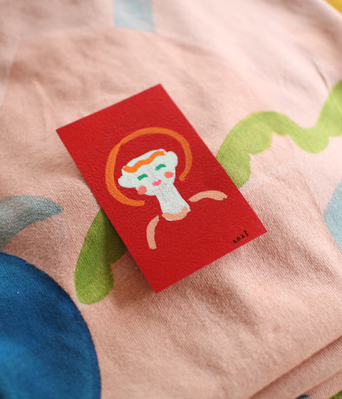 Natsuko Kozue Hand-Painted T-shirt {Smile} SOLD OUT