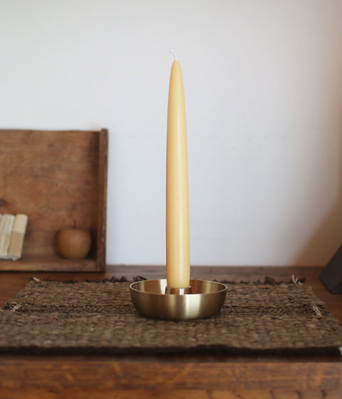 Brass Bowl Candle Holder