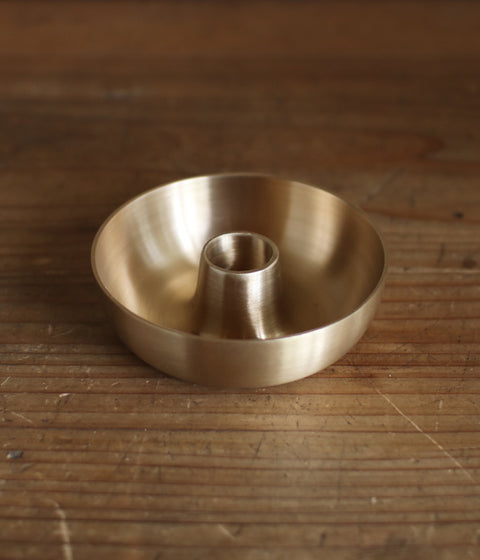 Brass Bowl Candle Holder