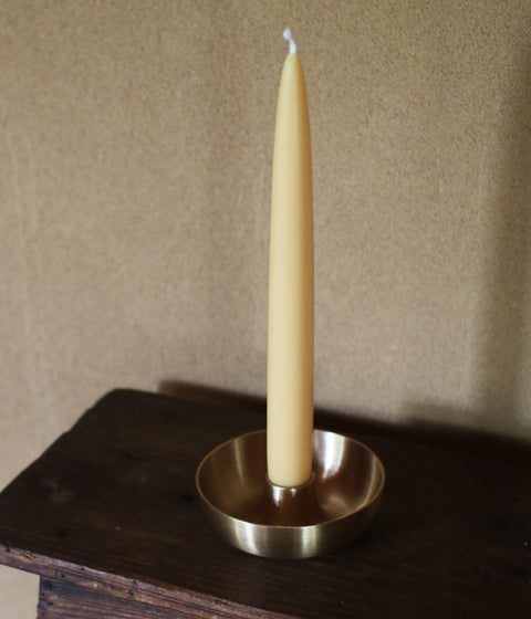 Brass Bowl Candle Holder