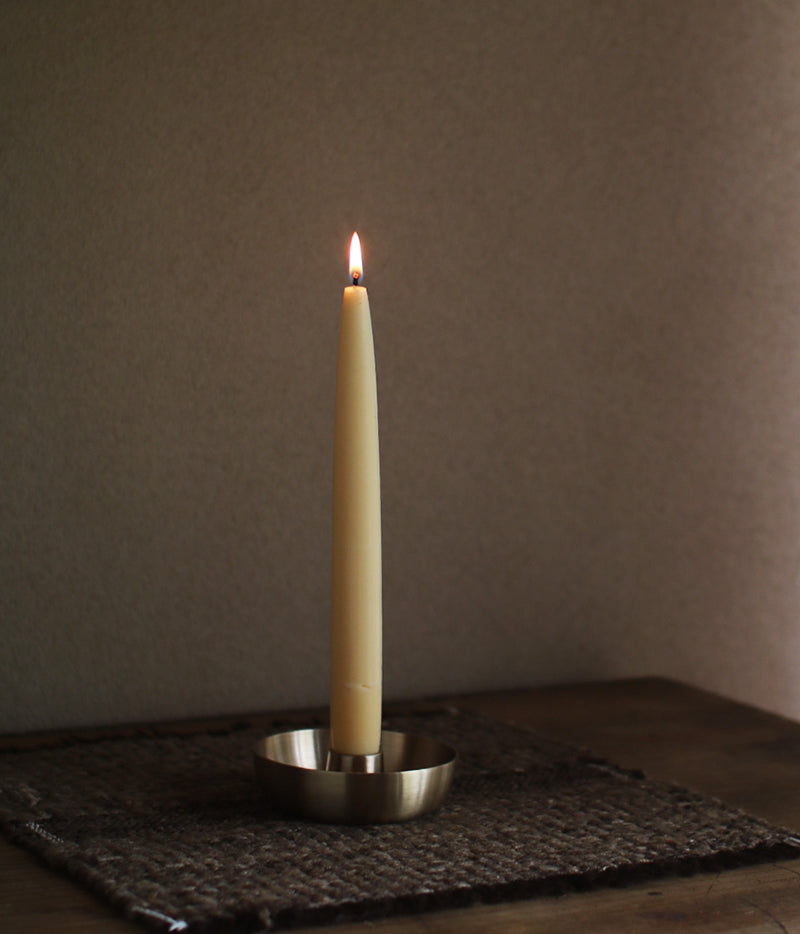 Brass Bowl Candle Holder
