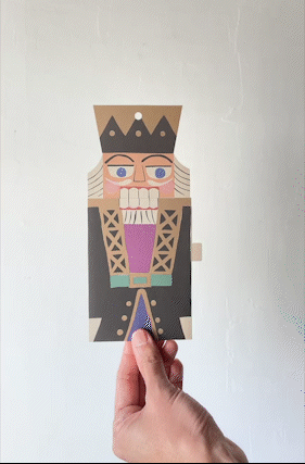 Holiday Slider Card {The Nutcracker}