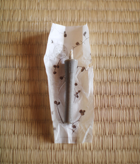 Urushi Botanical Candle Set (with candle holder + snuffer)