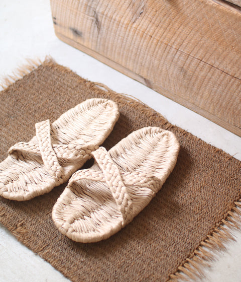 Washi Paper Sandals (Crossed Straps)