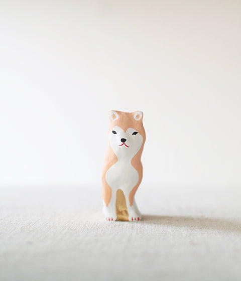 Yabase Clay Doll {Akita Dog}