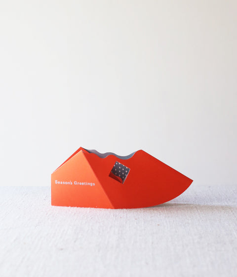 Holiday Pop-up Card {Daruma Santa}