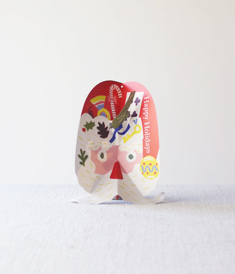 Holiday Pop-up Card {Santa & Pigeon}