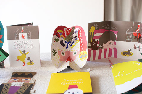 Holiday Pop-up Card {Santa & Pigeon}