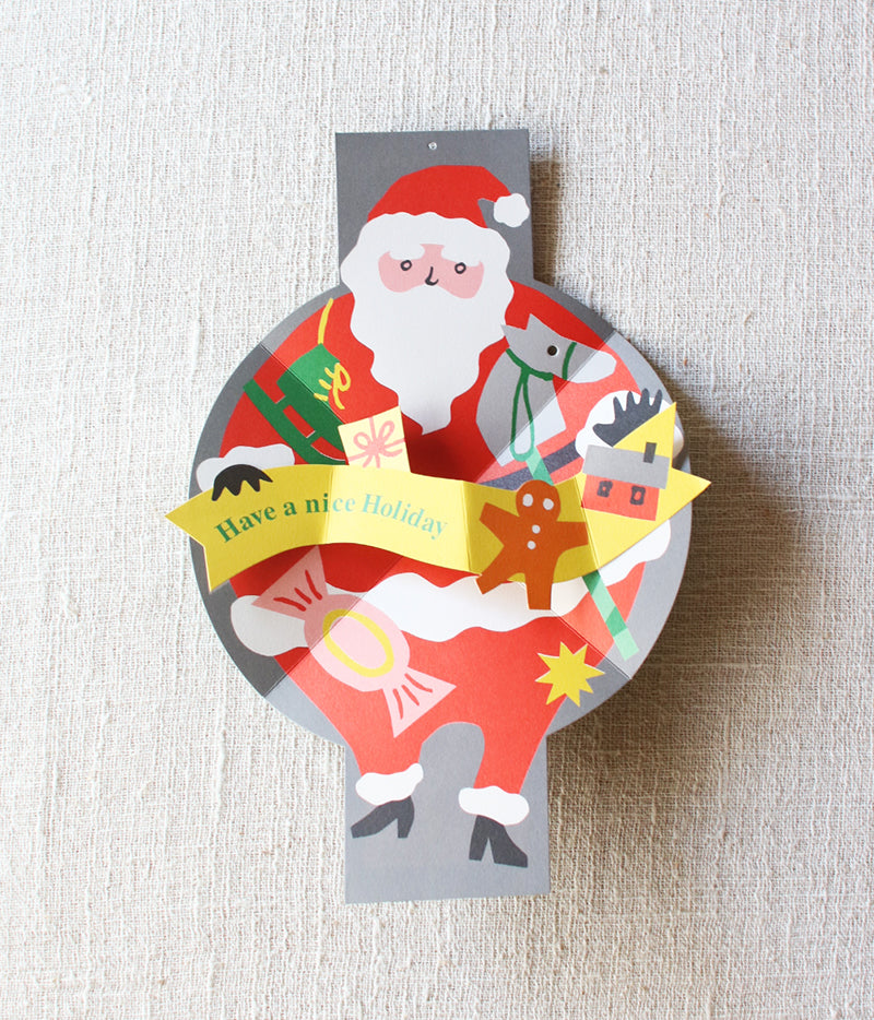 Holiday Pop-up Card {Tree Santa}
